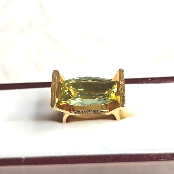 Ladies 14k cocktail ring - Size 6 - Picture 3 of 12